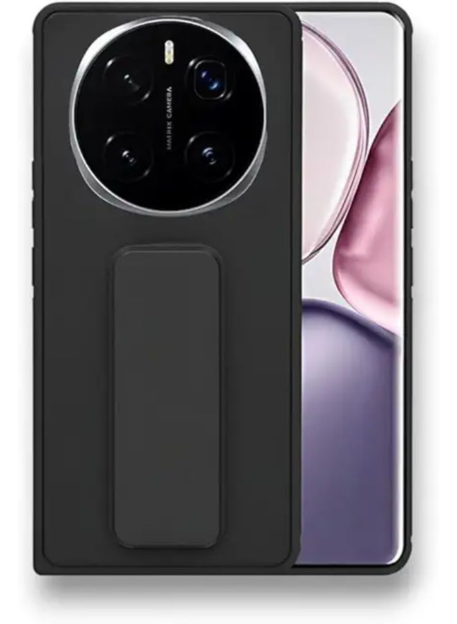 Magnetc Grip Cover For Huawei Mate  40 Pro , Kickstand Slim Shockproof Grip Case, Silcione Protective Cover For Huawei Mate 40 Pro - Black